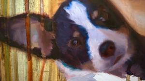 Painting A Puppy in Under Two Minutes Speed Painting Tutorial Video